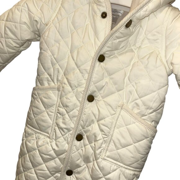 ralph lauren white quilted one piece jacket Winter Suit 6M - Picture 3 of 4